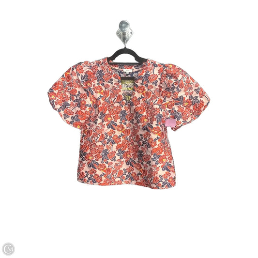 Top Short Sleeve By Voy In Multi-colored, Size: Xs