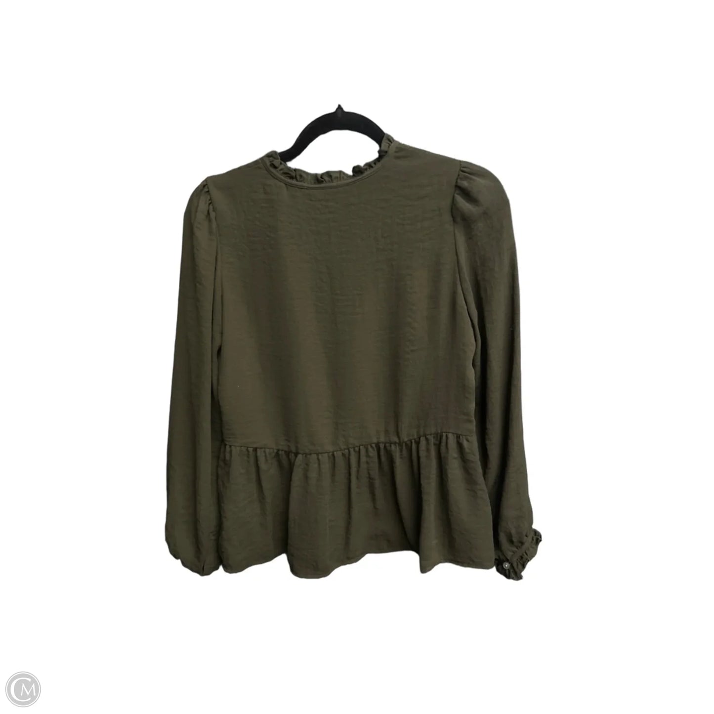 Top Long Sleeve By Loft In Green, Size: Xsp