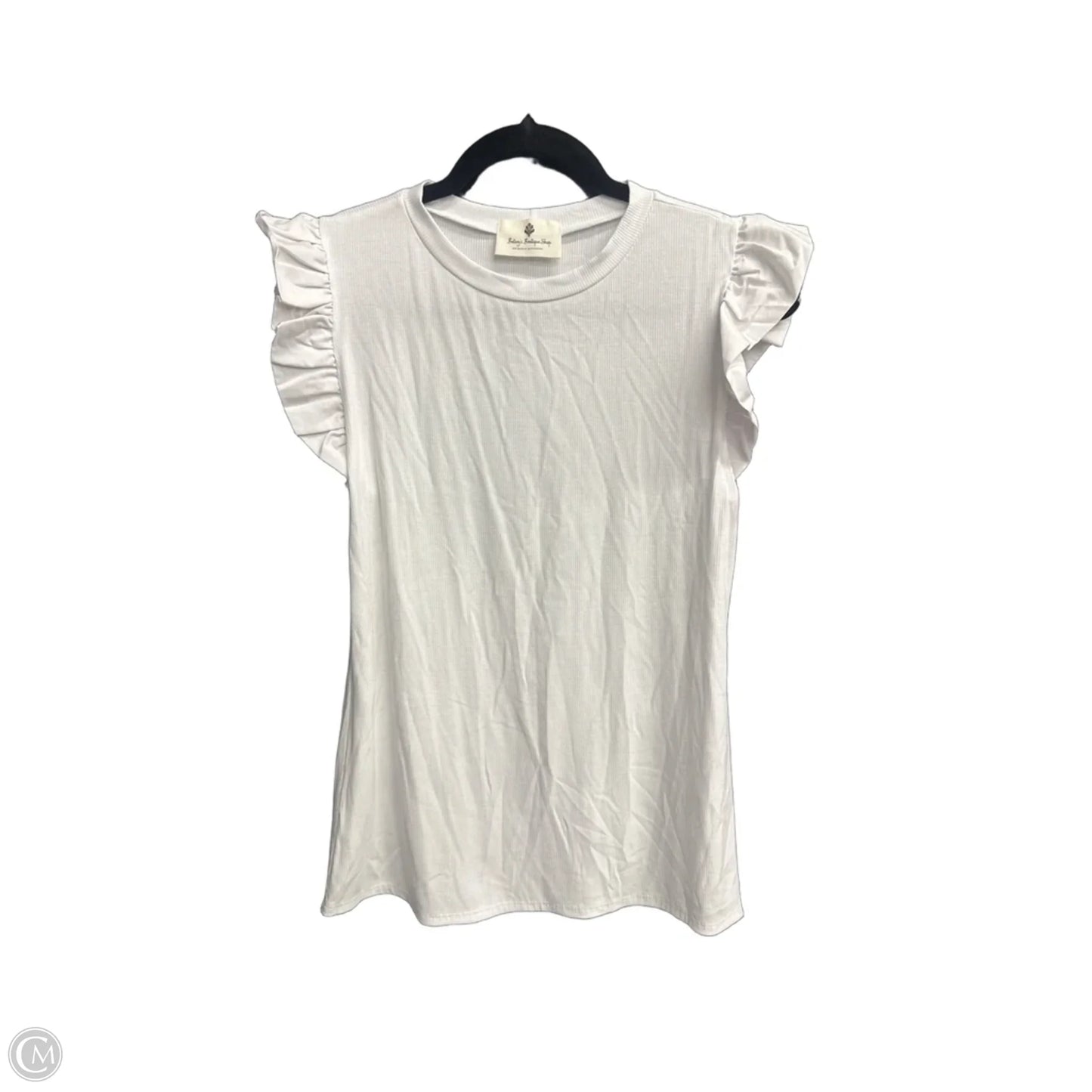 Top Sleeveless By Betseys Boutique Shop In White, Size: S