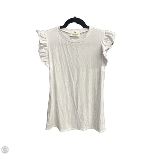 Top Sleeveless By Betseys Boutique Shop In White, Size: S