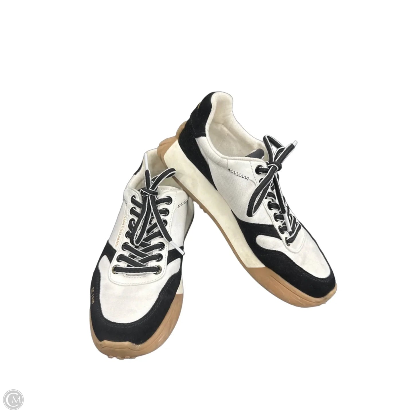 Shoes Sneakers By Sam Edelman In Black & White, Size: 8