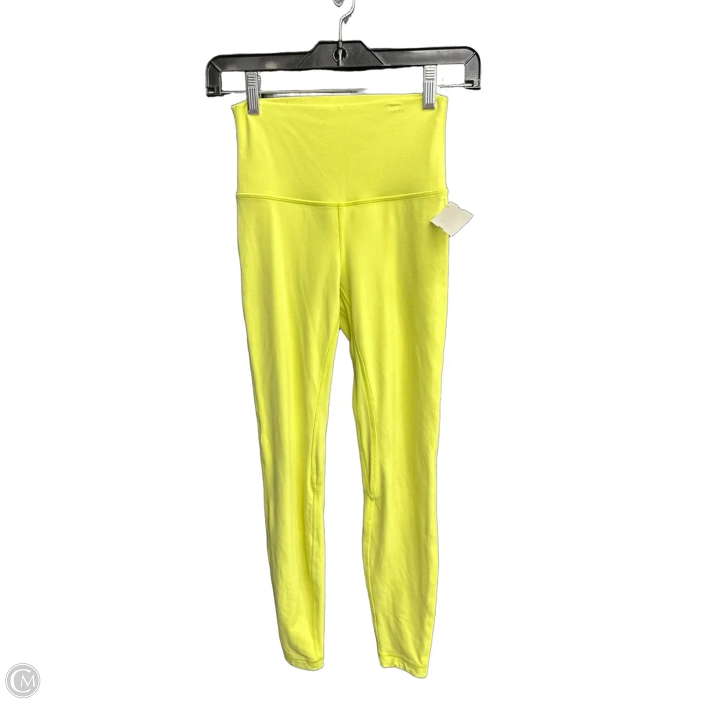 Athletic Leggings By Lululemon In Yellow, Size: S