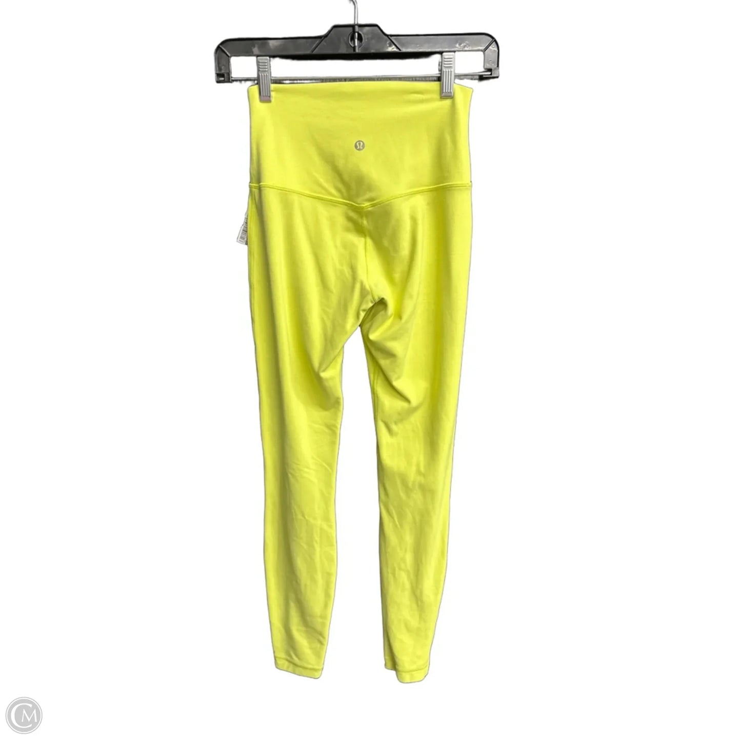 Athletic Leggings By Lululemon In Yellow, Size: S