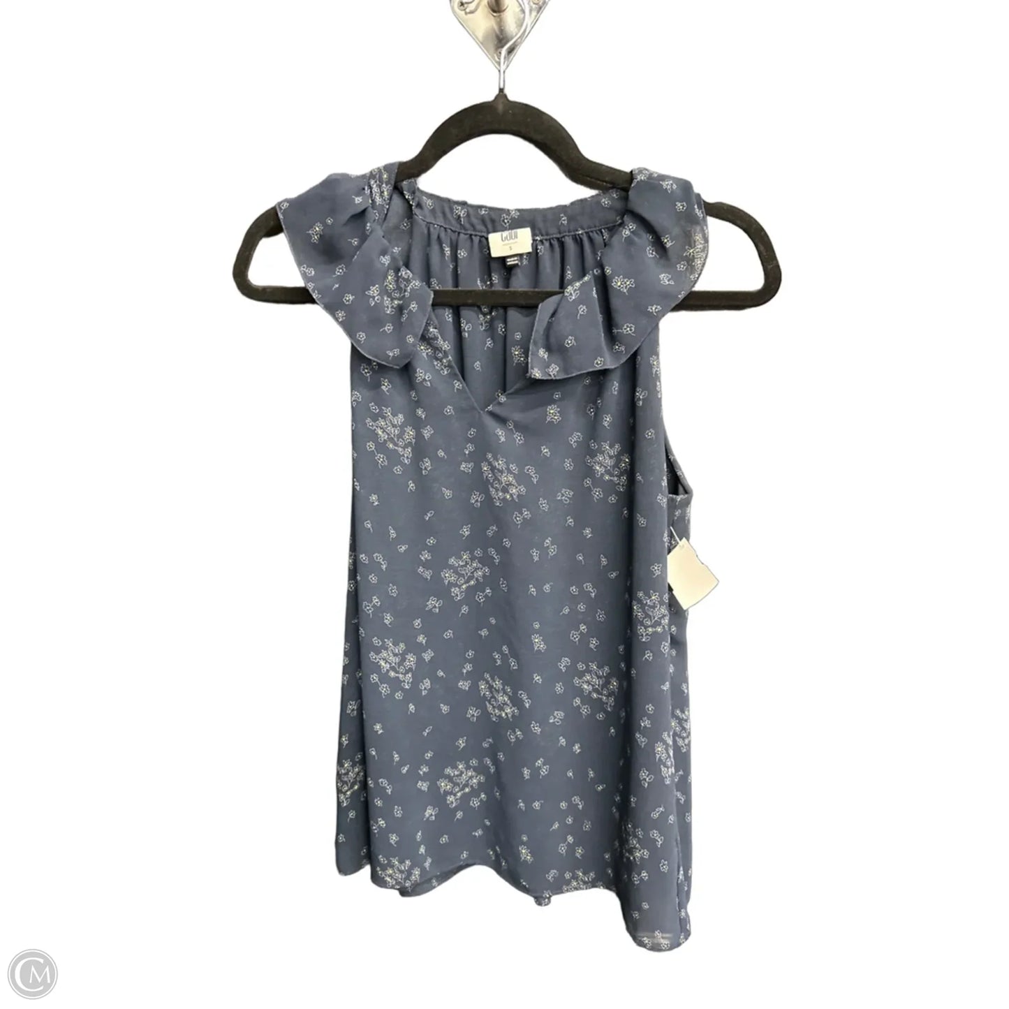 Top Sleeveless By Cabi In Navy, Size: S