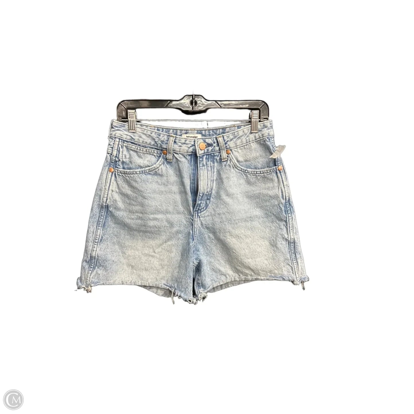 Shorts By Wrangler In Blue Denim, Size: 6