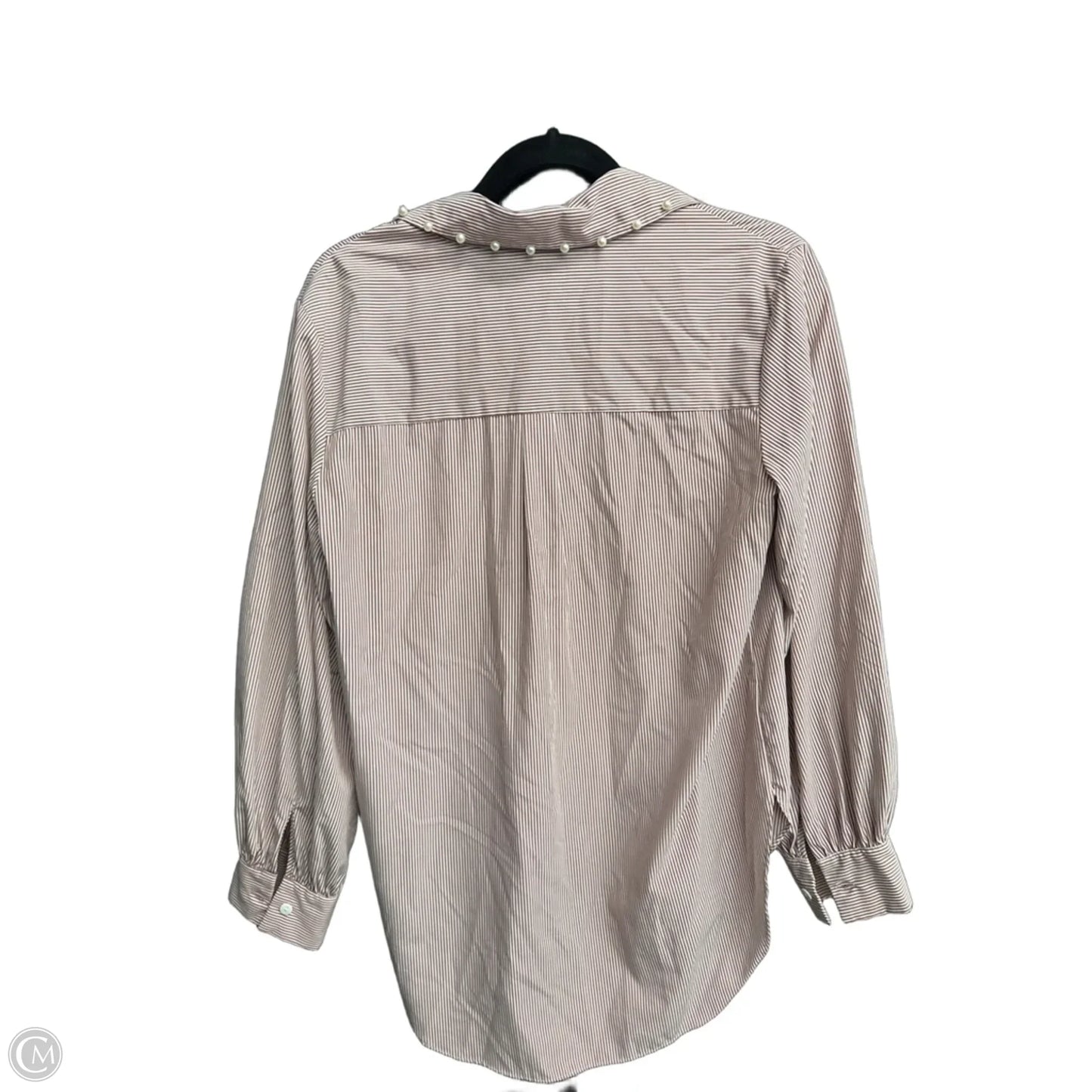 Top Long Sleeve By Mare Mare In Striped Pattern, Size: Xs