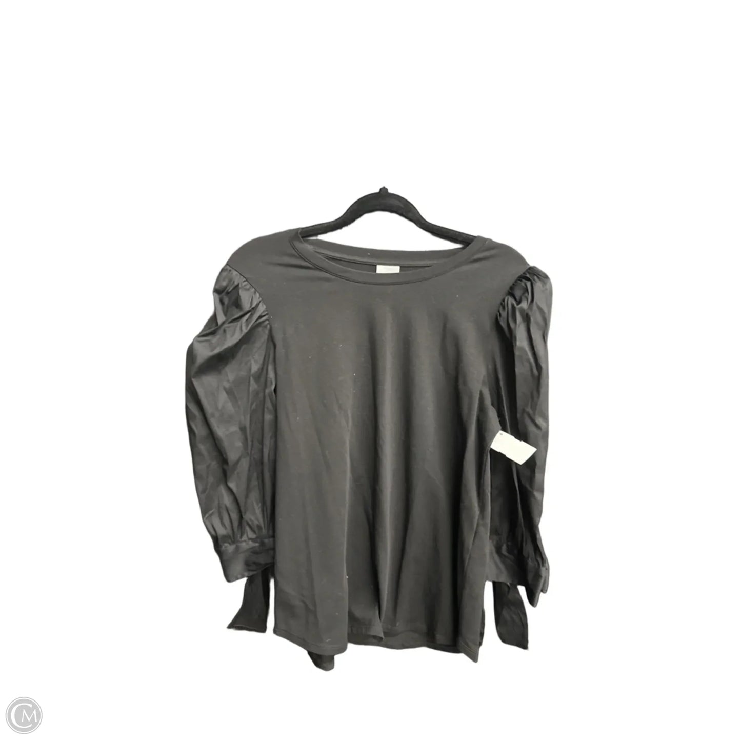 Top 3/4 Sleeve By Chicos In Black, Size: M