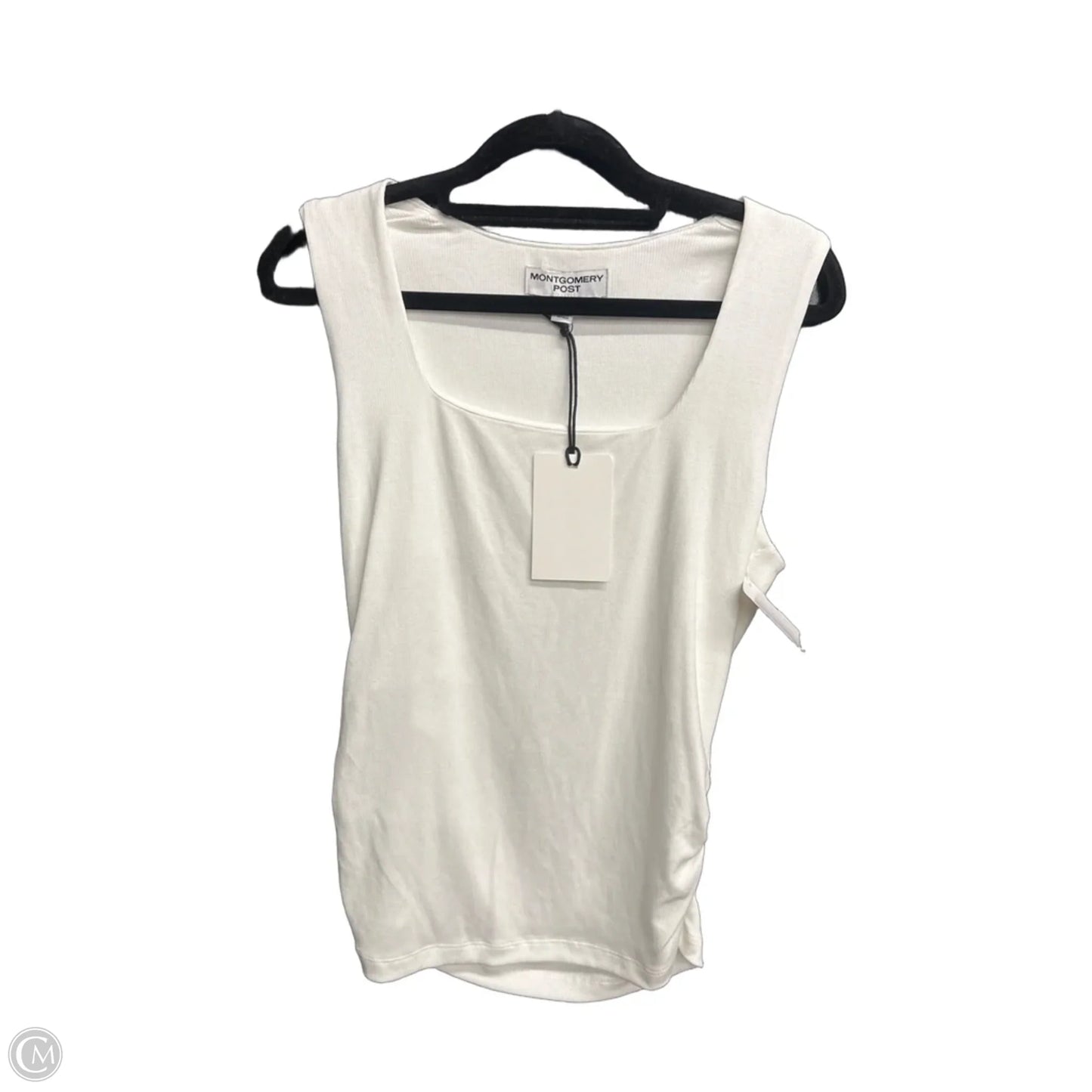 Top Sleeveless By Clothes Mentor In White, Size: M