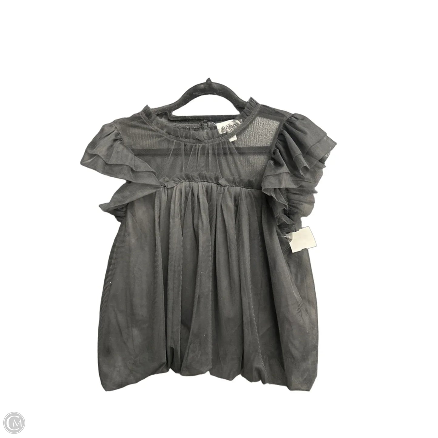 Top Short Sleeve By &merci In Black, Size: M