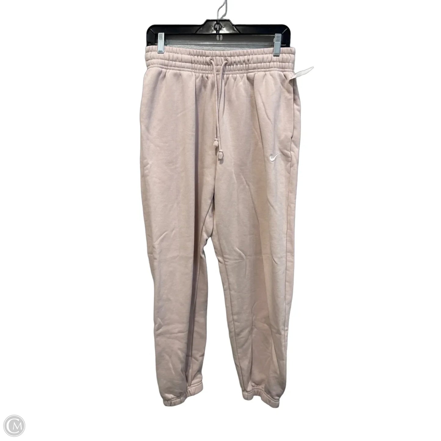 Athletic Pants By Nike Apparel In Cream, Size: M