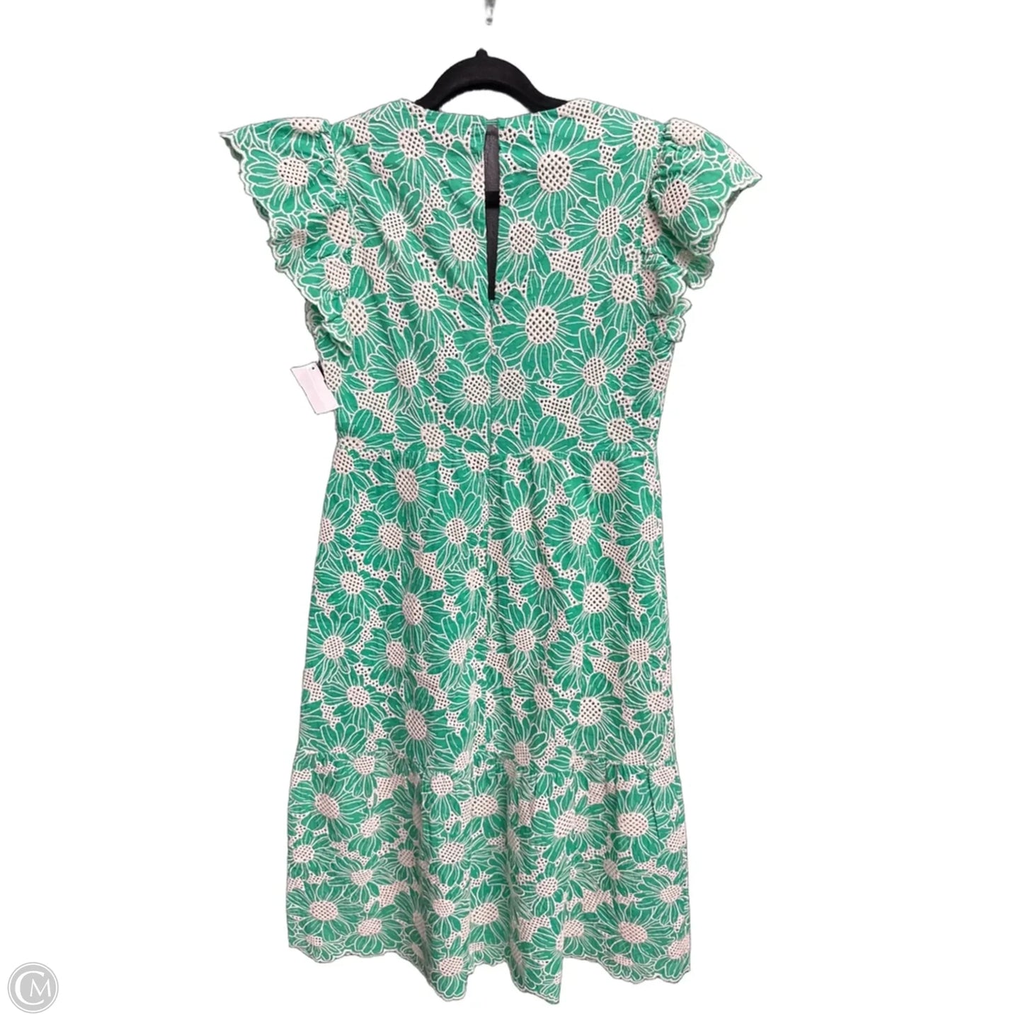 Dress Casual Maxi By Clothes Mentor In Green & White, Size: M