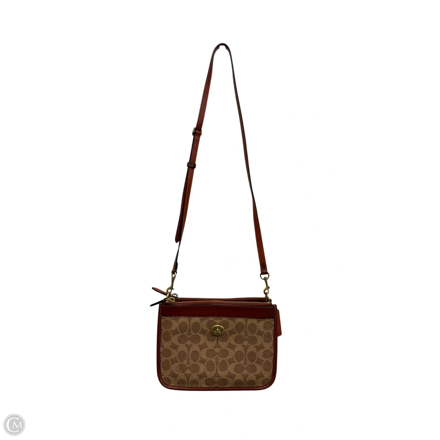 Crossbody Designer By Coach, Size: Medium