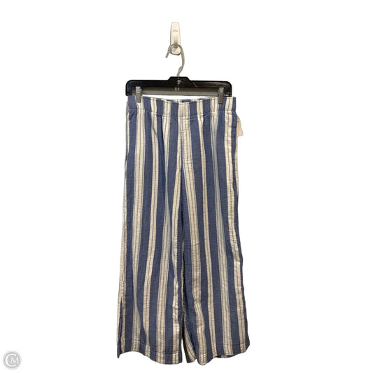 Pants Linen By Old Navy In Blue & White, Size: 6