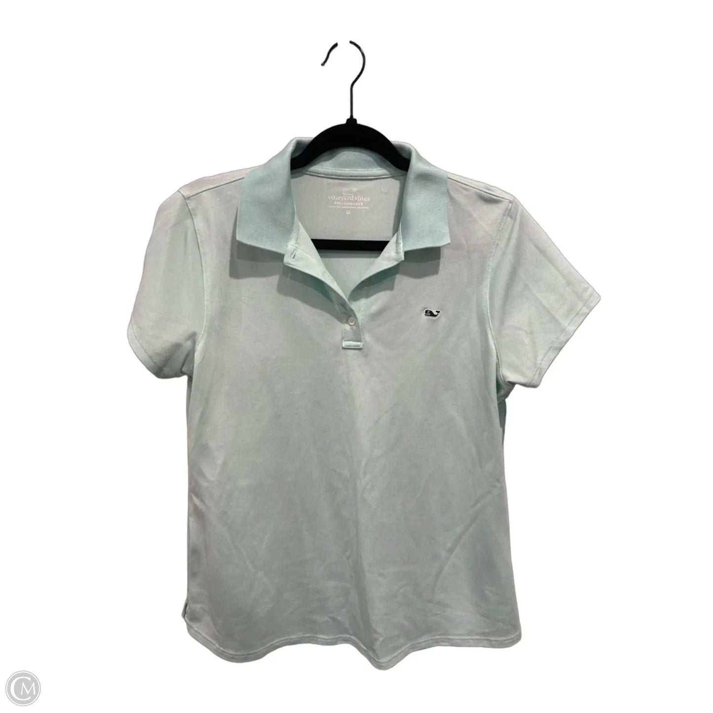 Top Short Sleeve By Vineyard Vines In Teal, Size: M