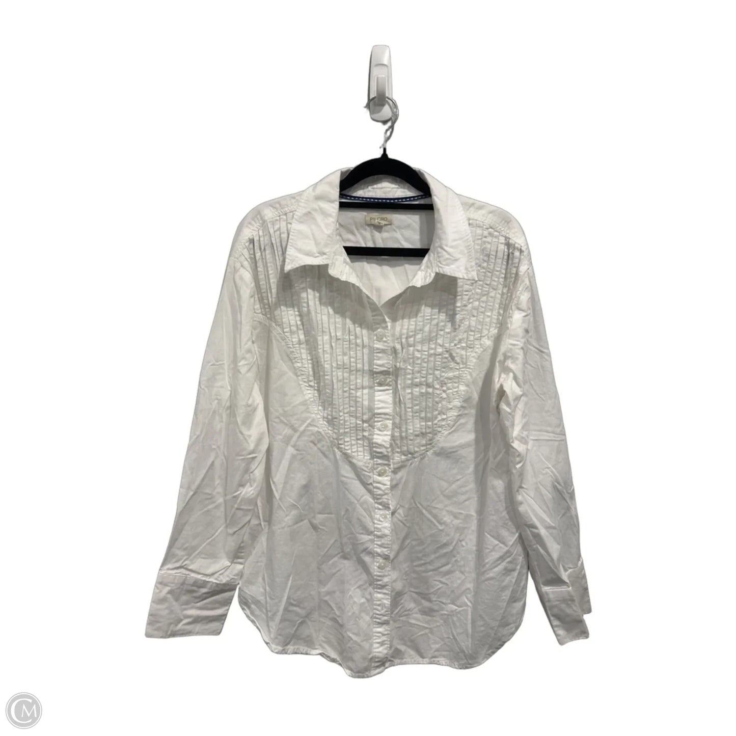 Top Long Sleeve By Pilcro In White, Size: M