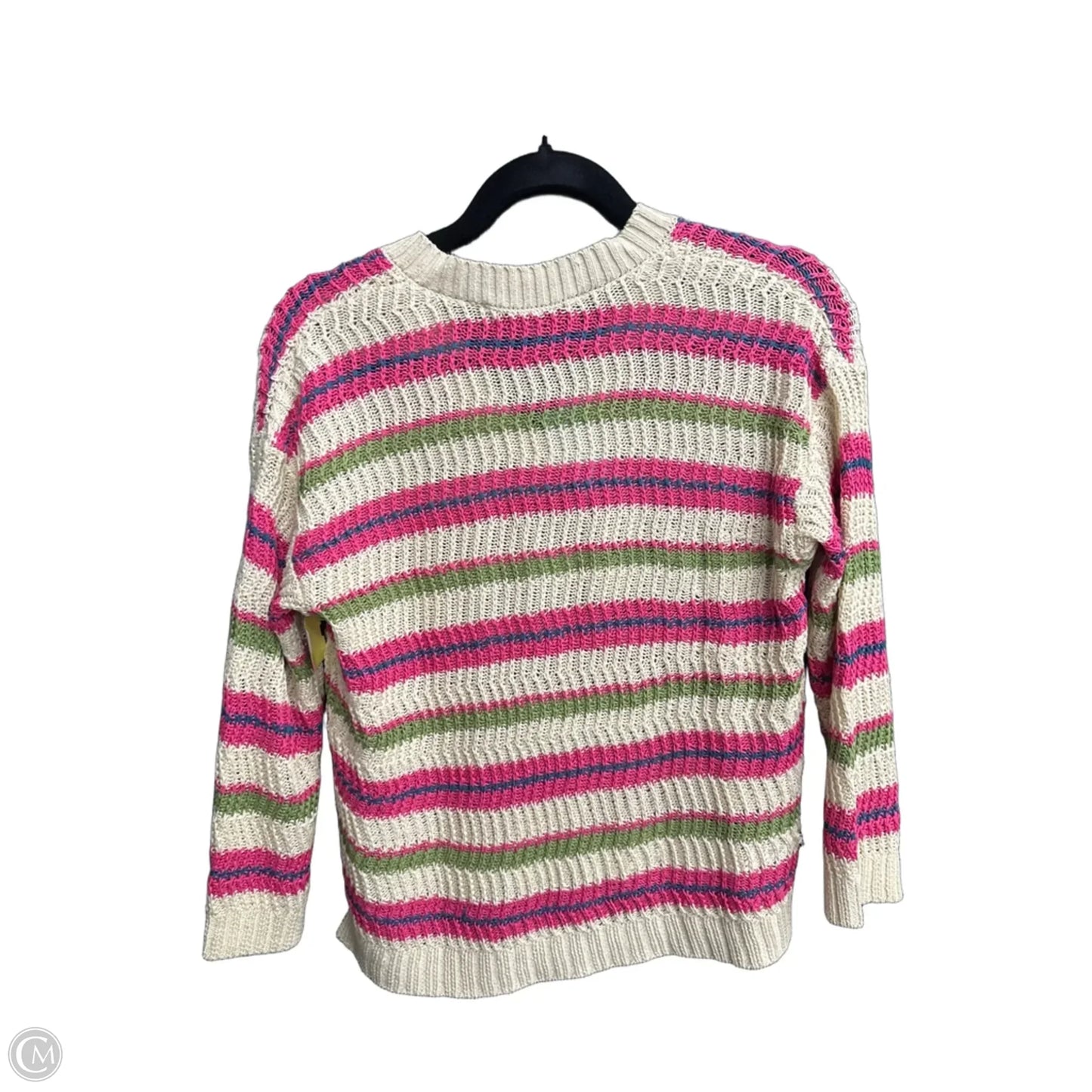 Top Long Sleeve By Loft In Striped Pattern, Size: Xsp