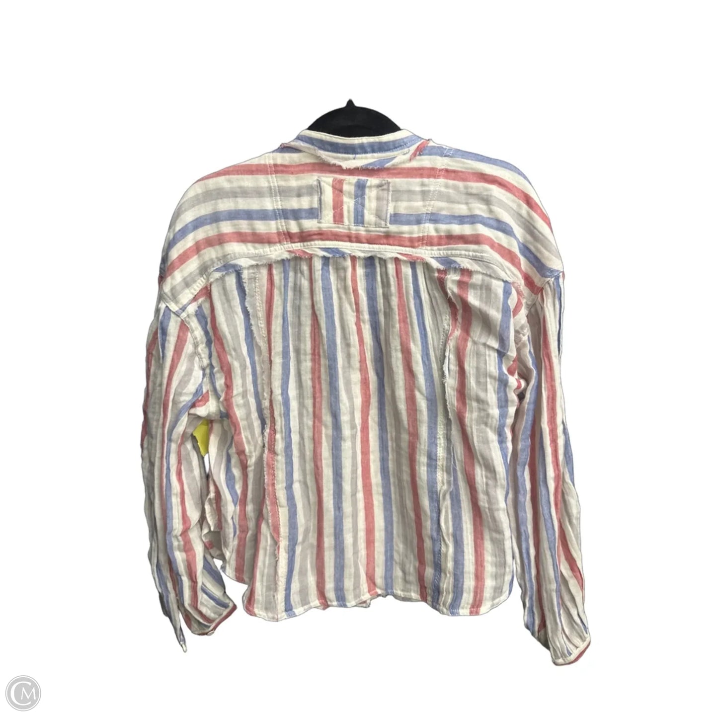 Top Long Sleeve By We The Free In Striped Pattern, Size: Xs
