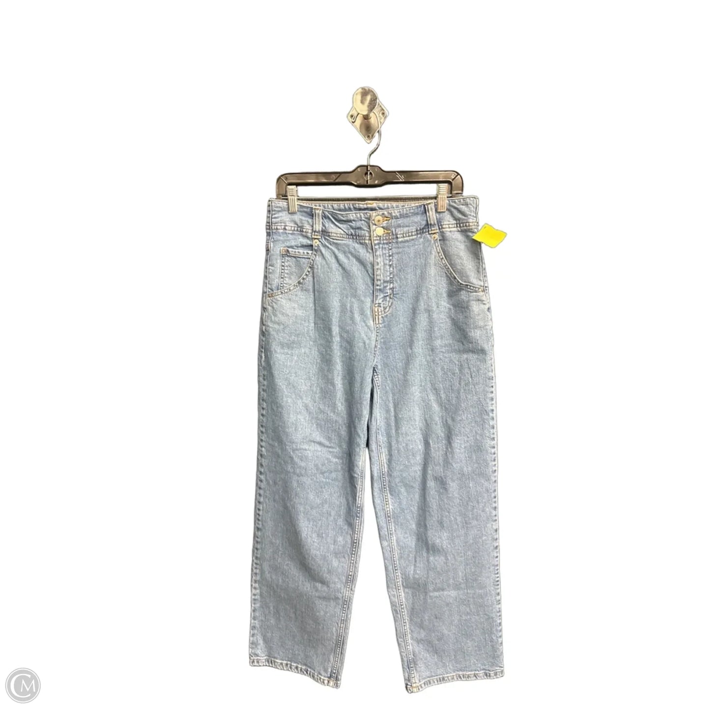 Jeans Wide Leg By Banana Republic In Blue Denim, Size: 10