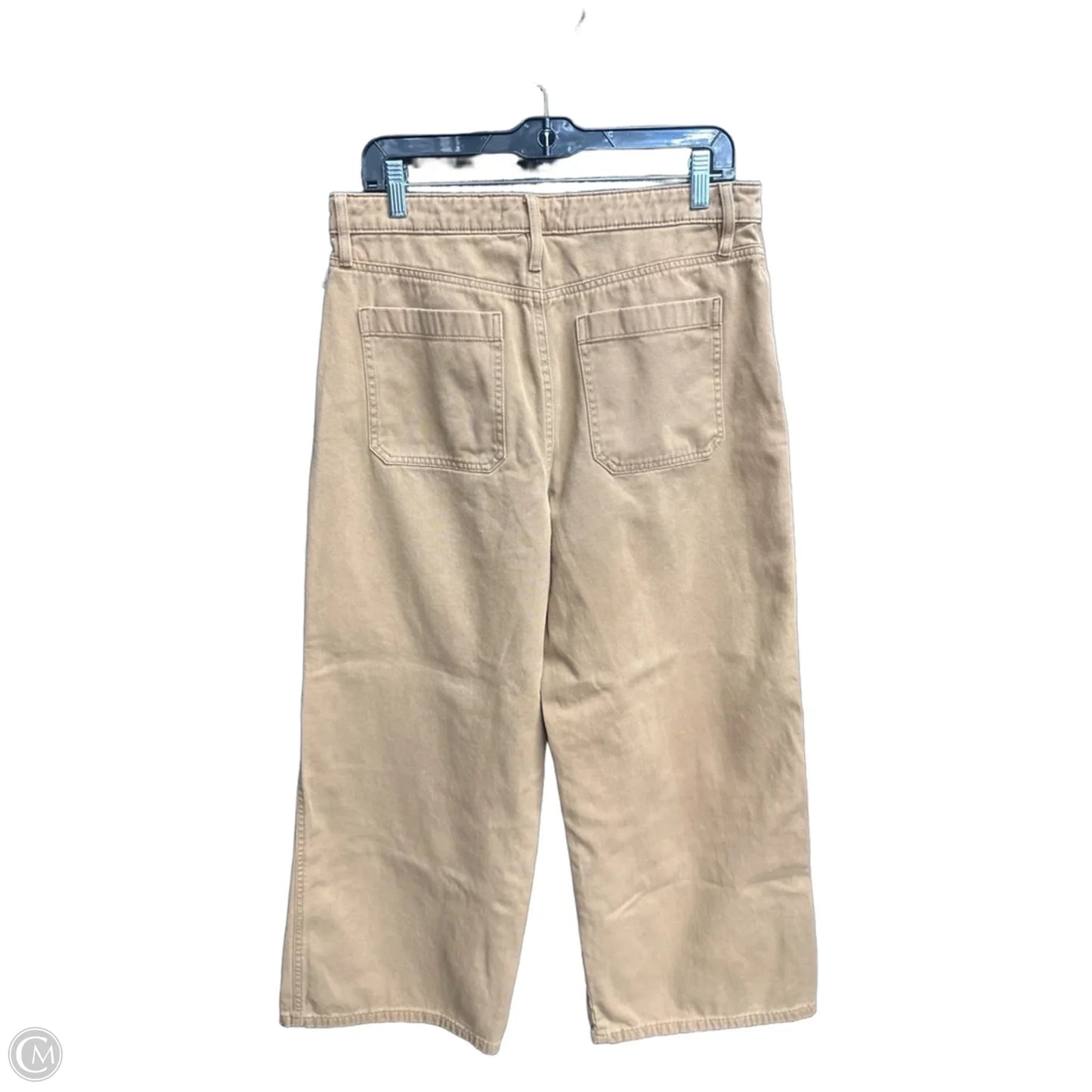 Jeans Wide Leg By Loft In Brown Denim, Size: 12