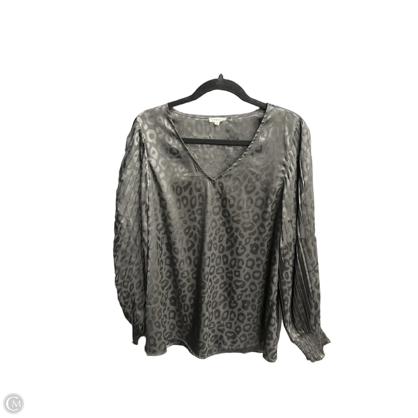 Top Long Sleeve By Jodifl In Animal Print, Size: S