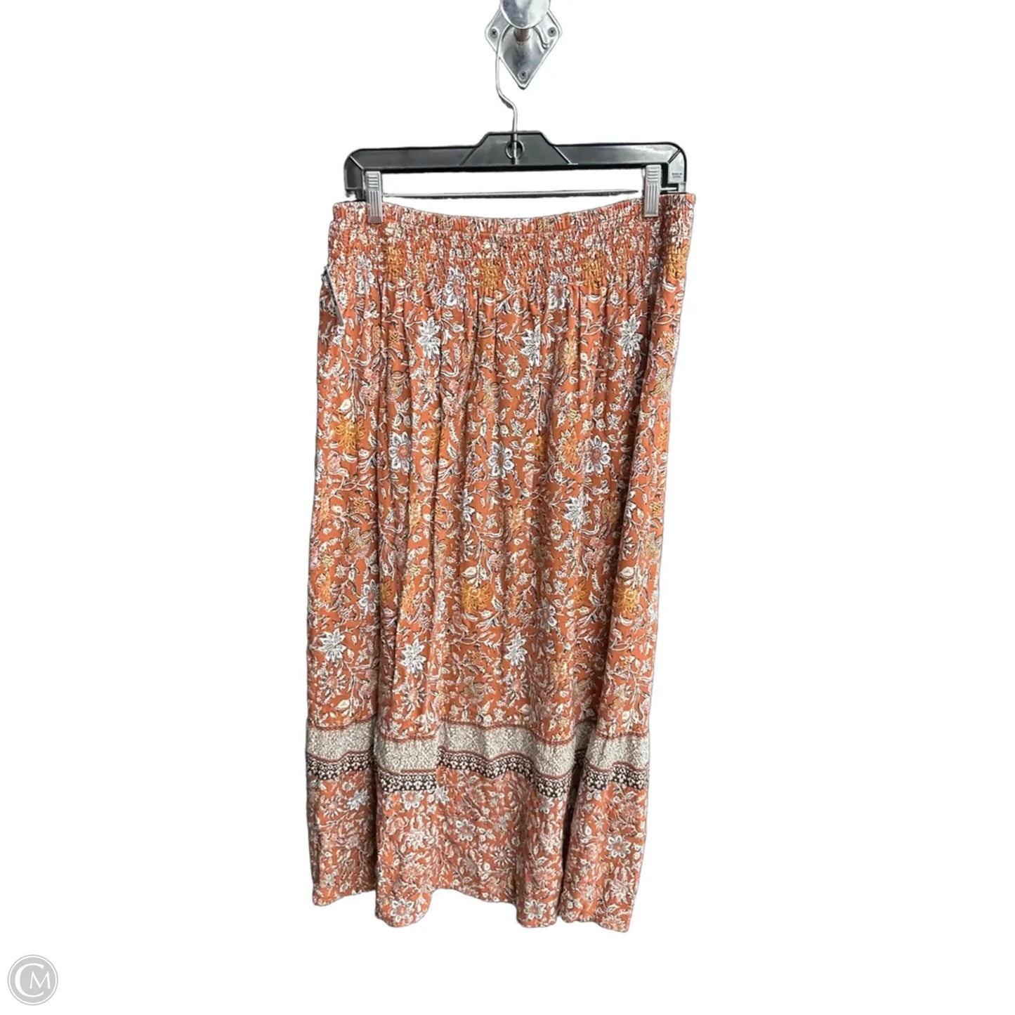 Skirt Maxi By J. Jill In Brown, Size: M