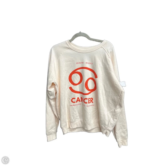Sweater By Anthropologie In Pink, Size: L