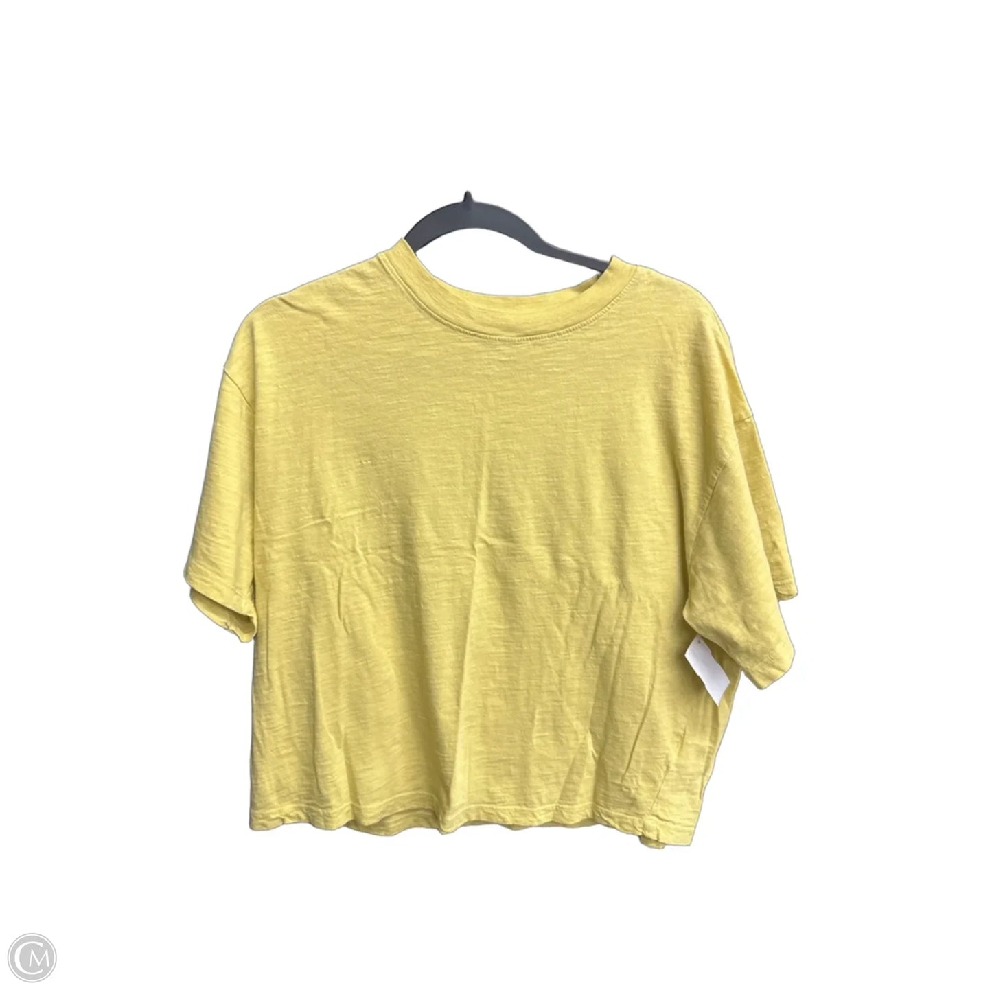 Top Short Sleeve By Universal Thread In Yellow, Size: L