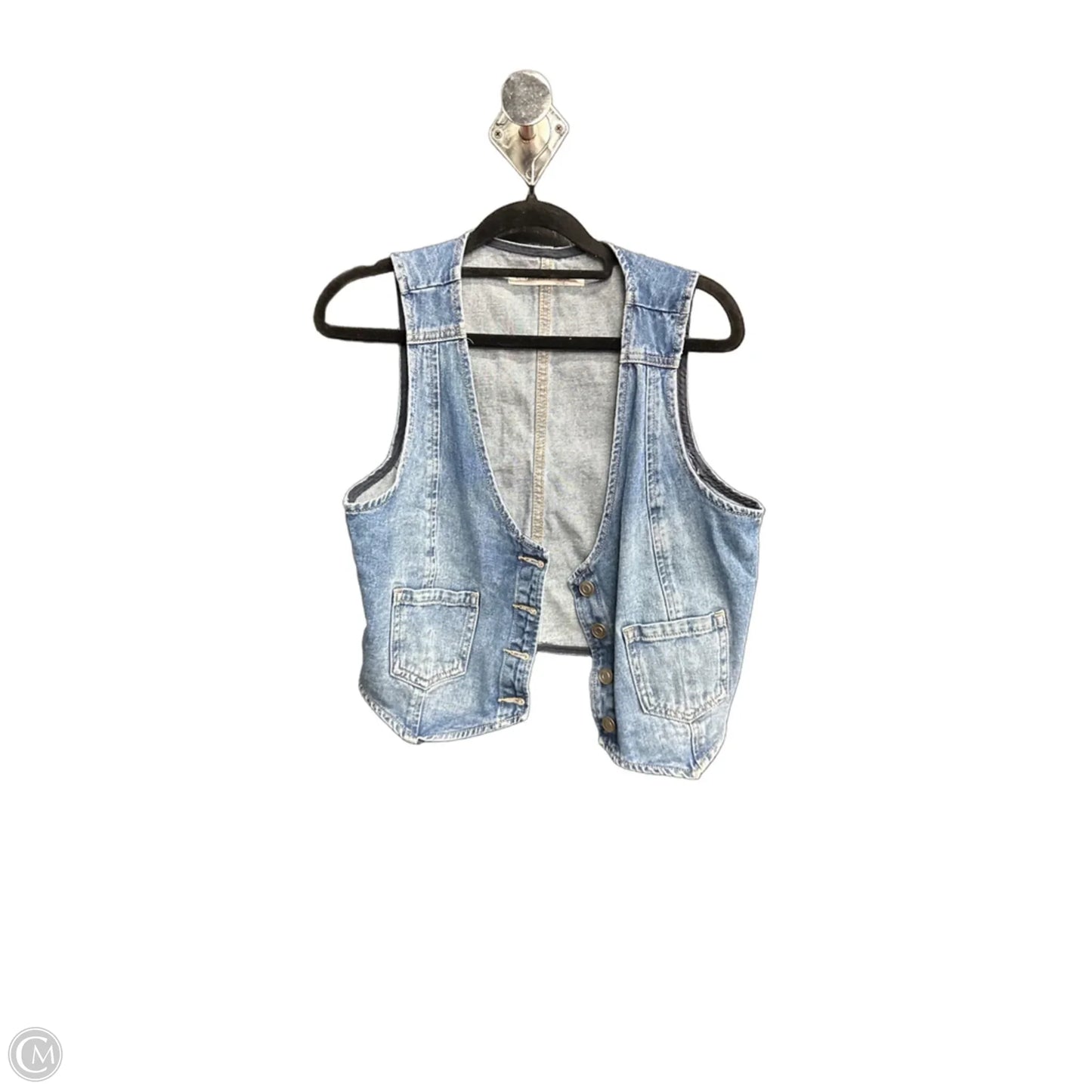 Top Sleeveless By Altard State In Blue Denim, Size: L