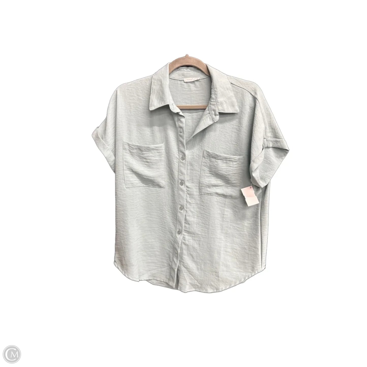 Top Short Sleeve By Timing In Blue, Size: S