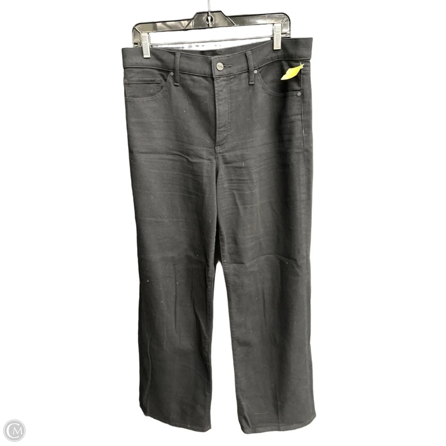 Jeans Wide Leg By Express In Black, Size: 12