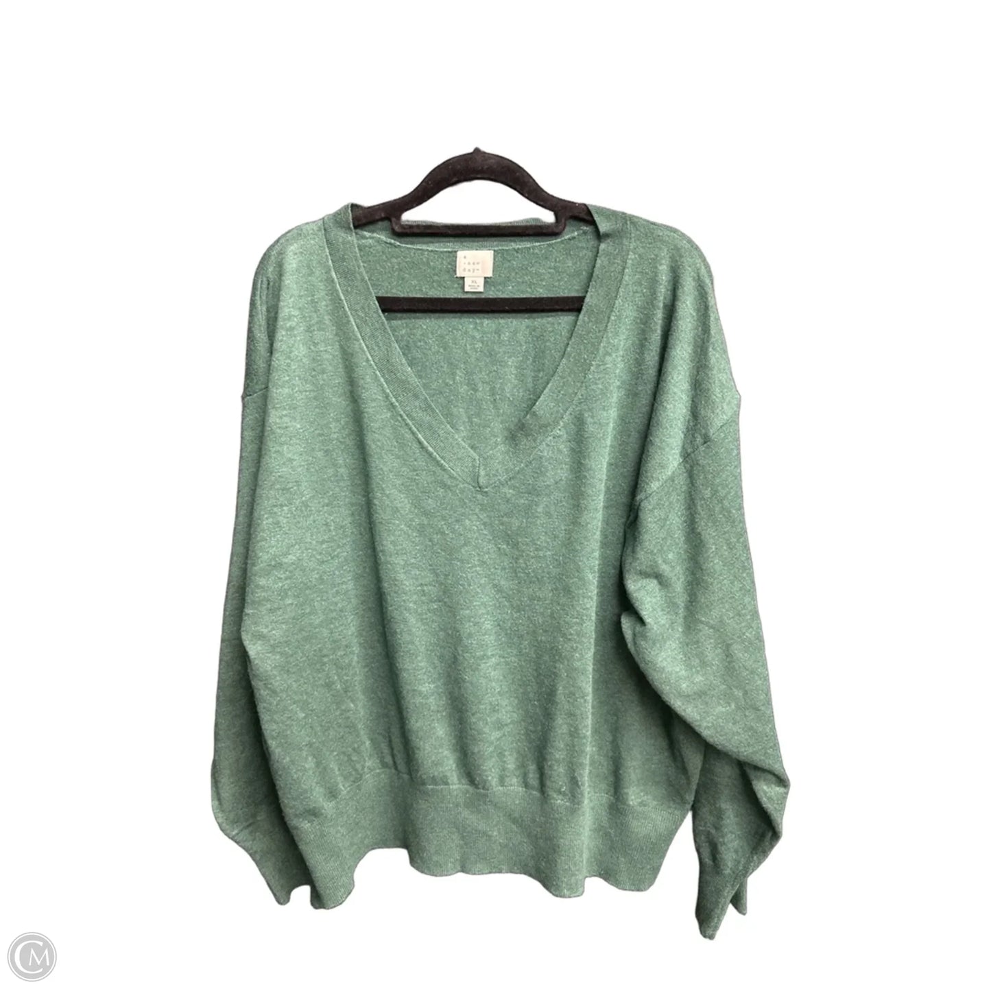 Sweater By A New Day In Green, Size: Xl