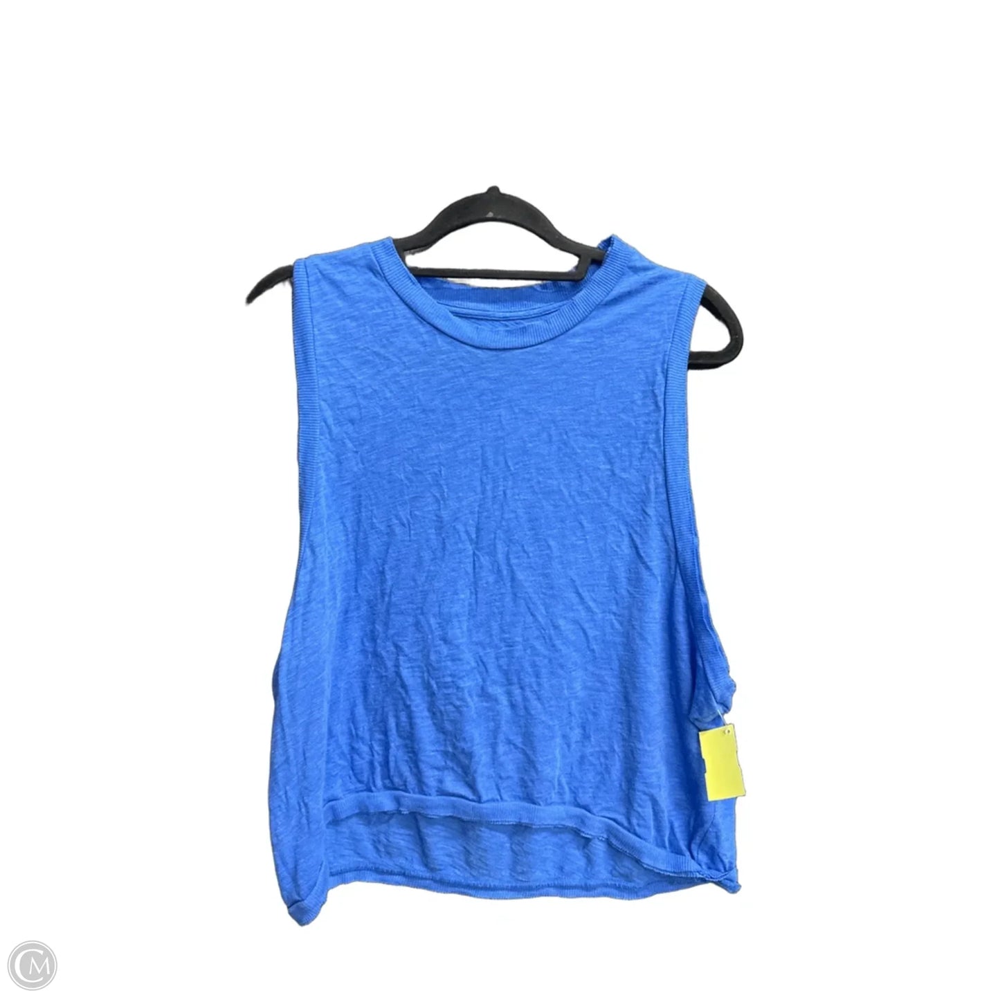 Athletic Top Short Sleeve By Free People In Blue, Size: L