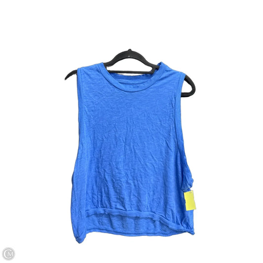 Athletic Top Short Sleeve By Free People In Blue, Size: L