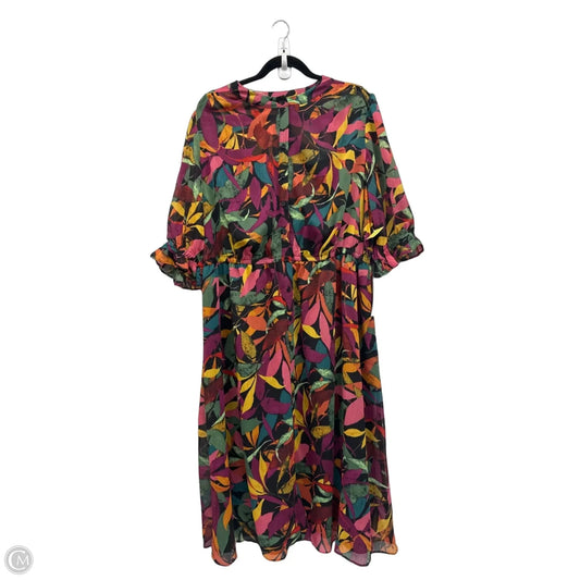 Dress Casual Maxi By Maggy London In Multi-colored, Size: 18