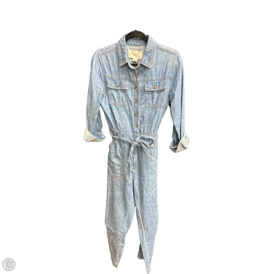Jumpsuit By Pilcro In Blue Denim, Size: Sp