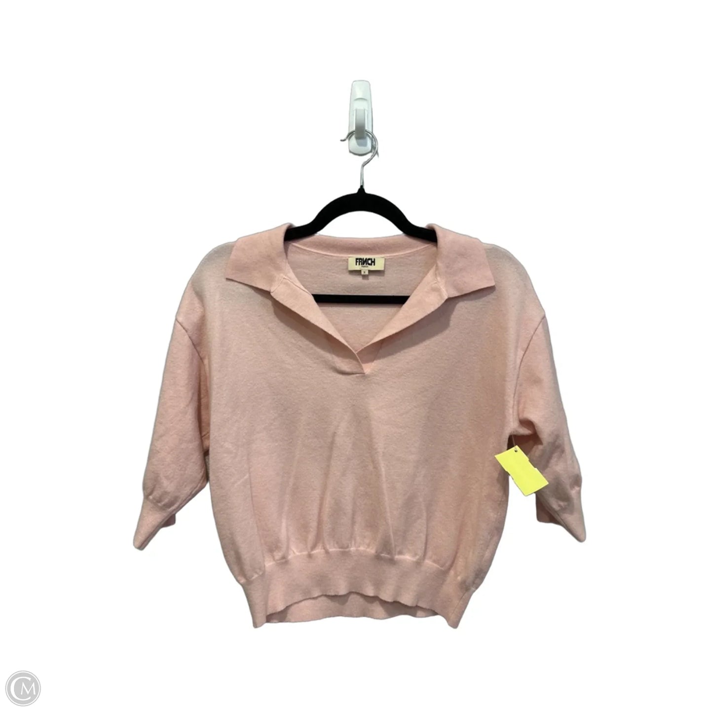 Top Short Sleeve By Frnch In Pink, Size: S