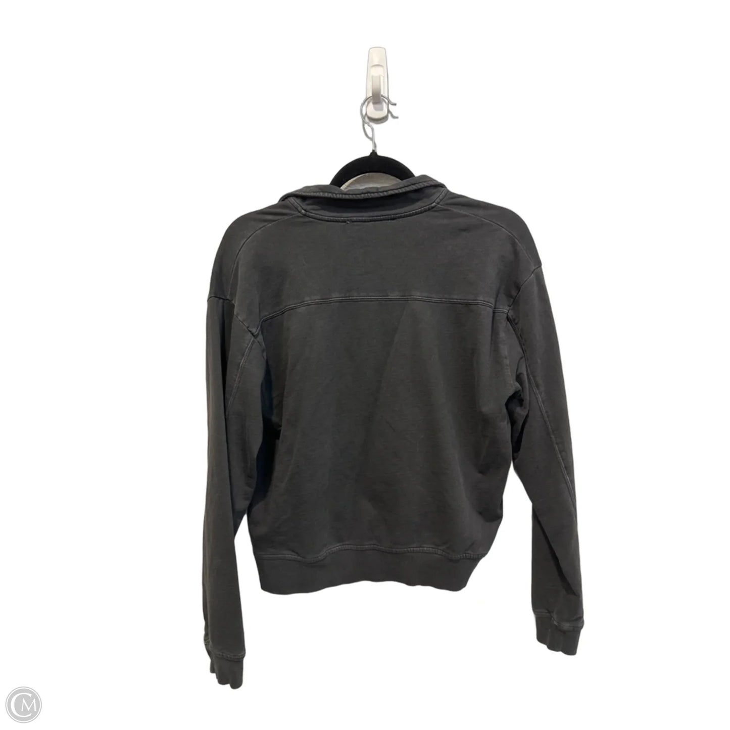 Sweatshirt Collar By Double Zero In Grey, Size: M