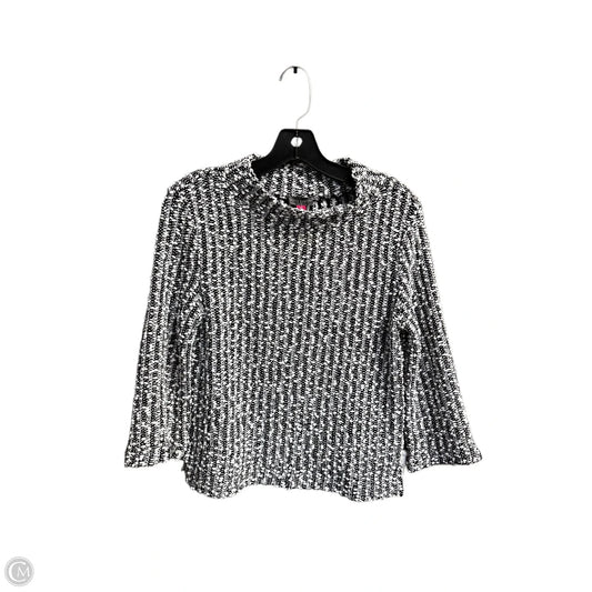 Top Long Sleeve By Vince Camuto In Black, Size: Xs