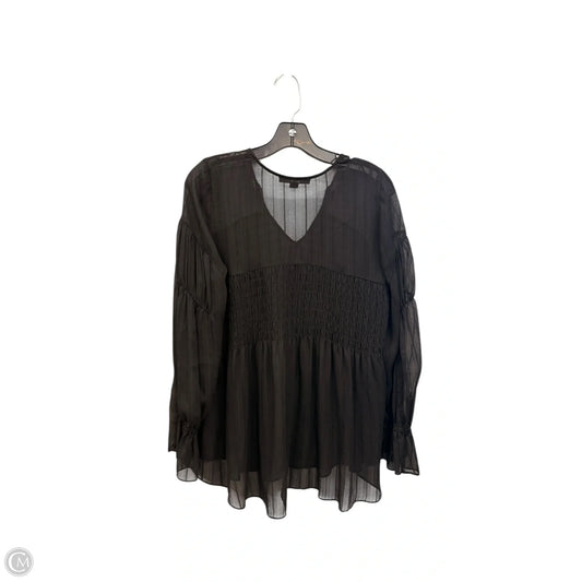 Top Long Sleeve Designer By All Saints In Black, Size: S