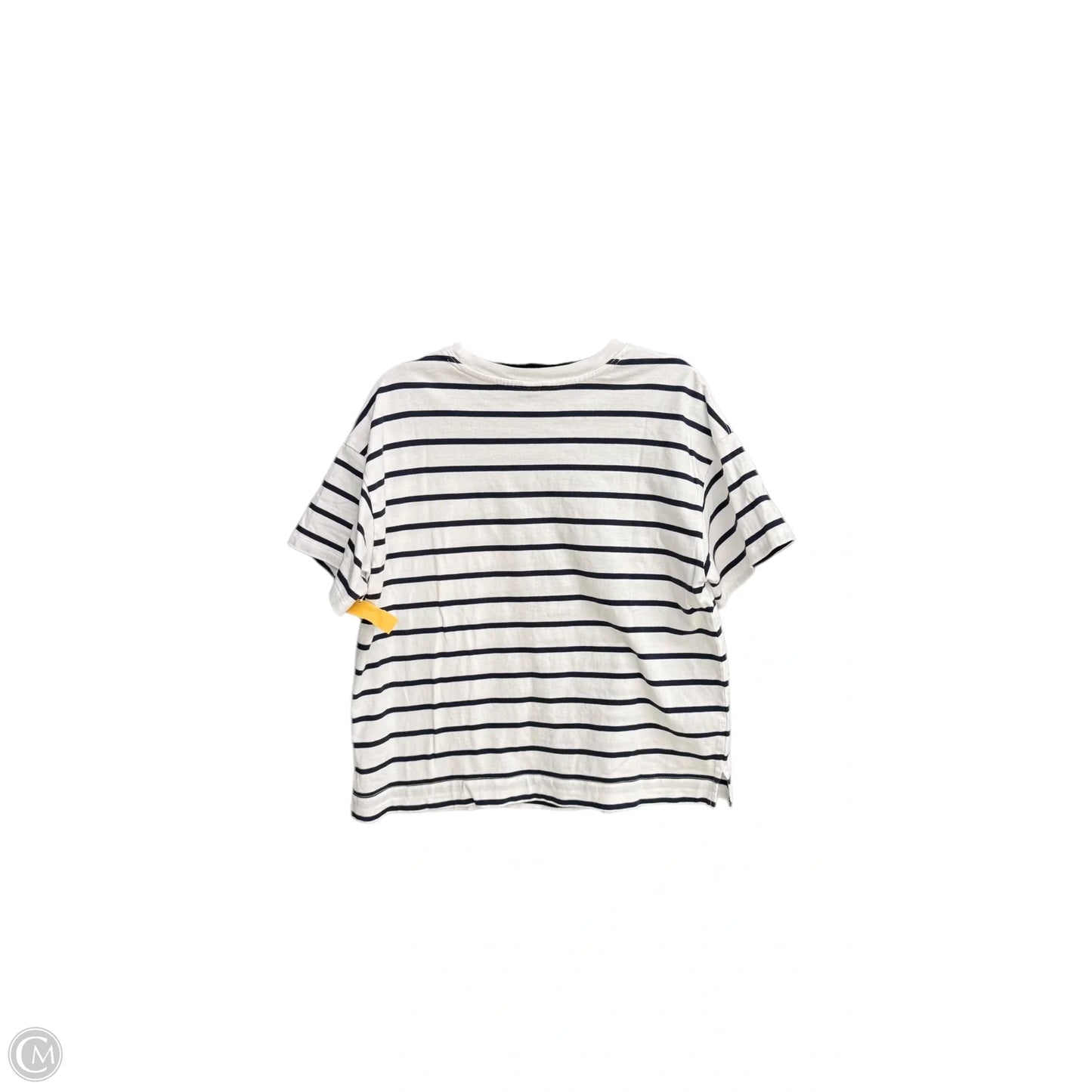 Top Short Sleeve By Old Navy In Striped Pattern, Size: M