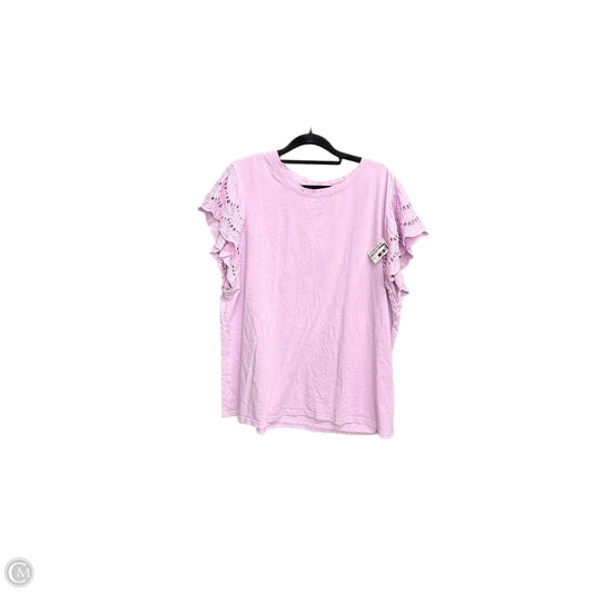 Top Sleeveless By Clothes Mentor In Purple, Size: 2x