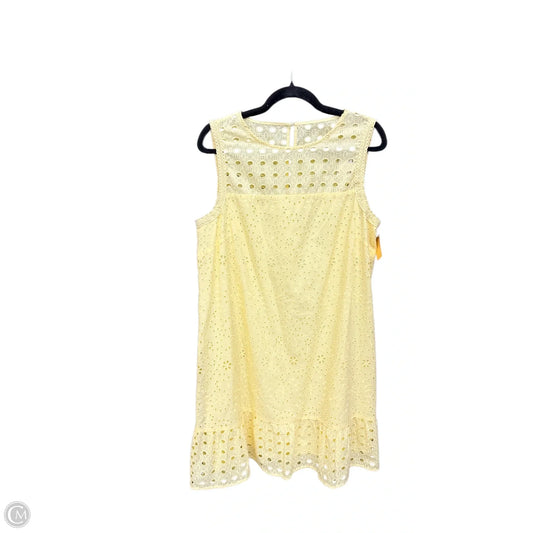 Dress Casual Short By Loft In Yellow, Size: 12