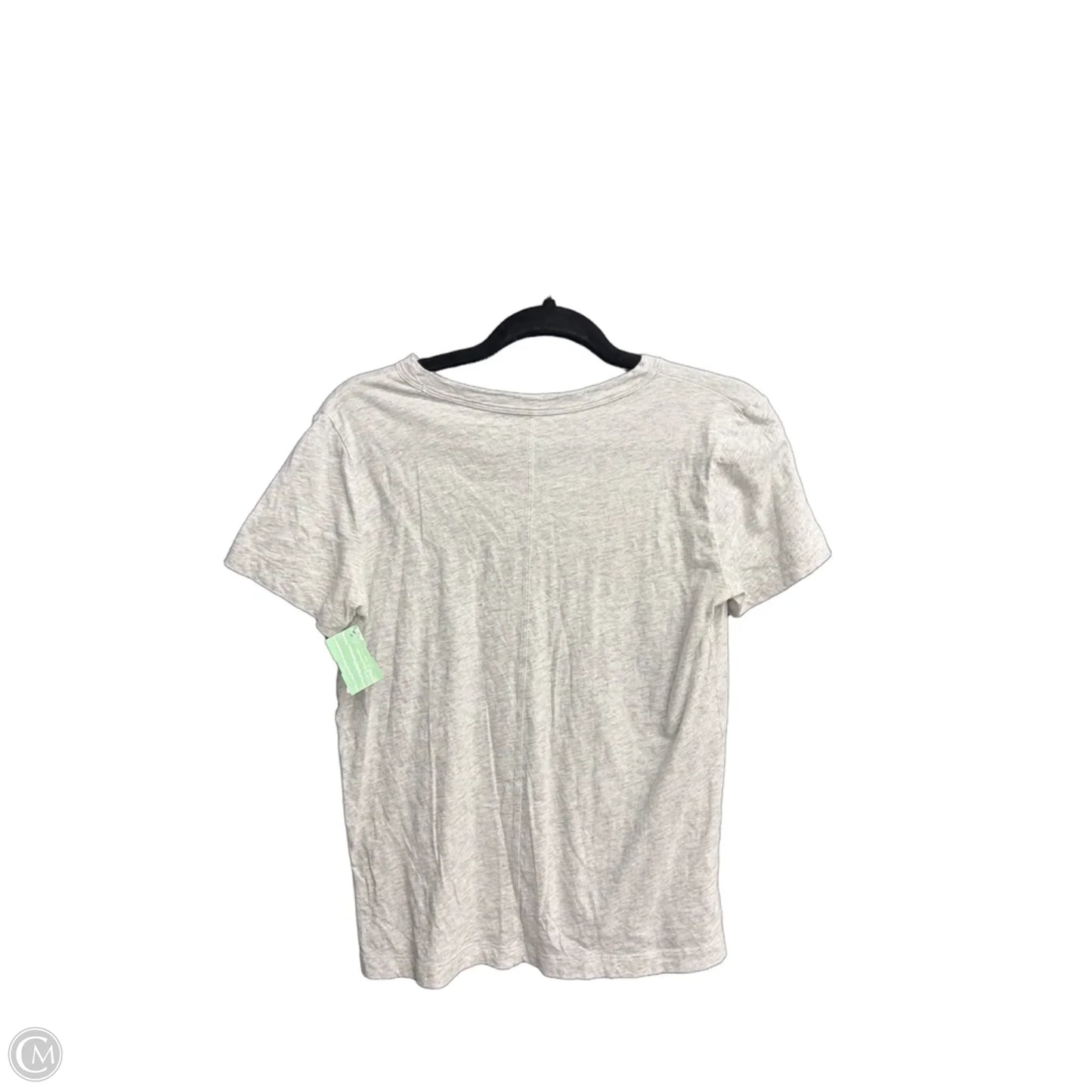 Top Short Sleeve By Loft In Grey, Size: Xs