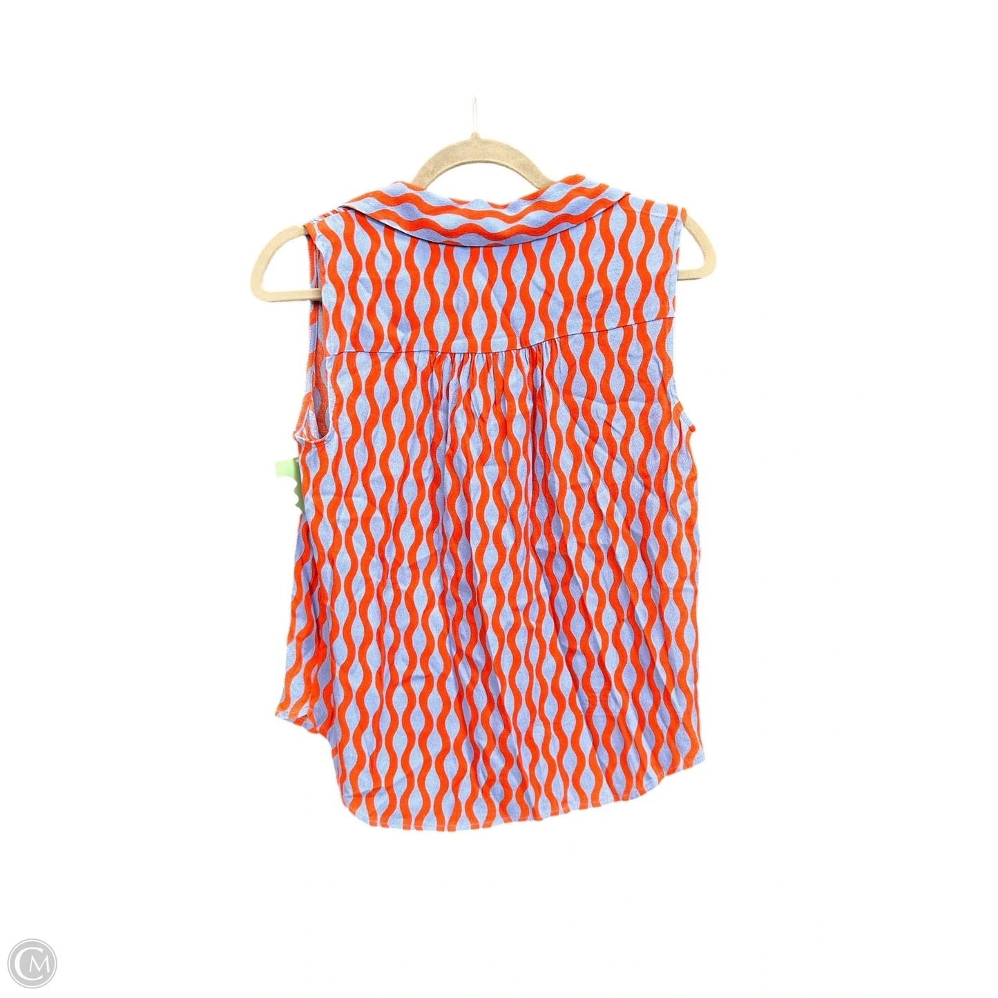 Top Sleeveless By Loft In Blue & Orange, Size: Xs