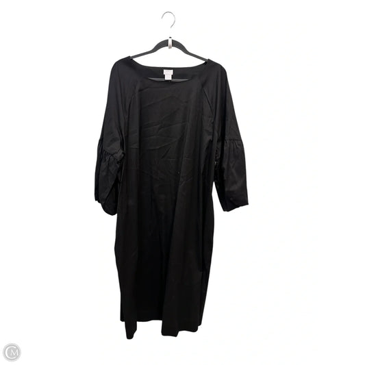 Dress Casual Maxi By Chicos In Black, Size: 2x