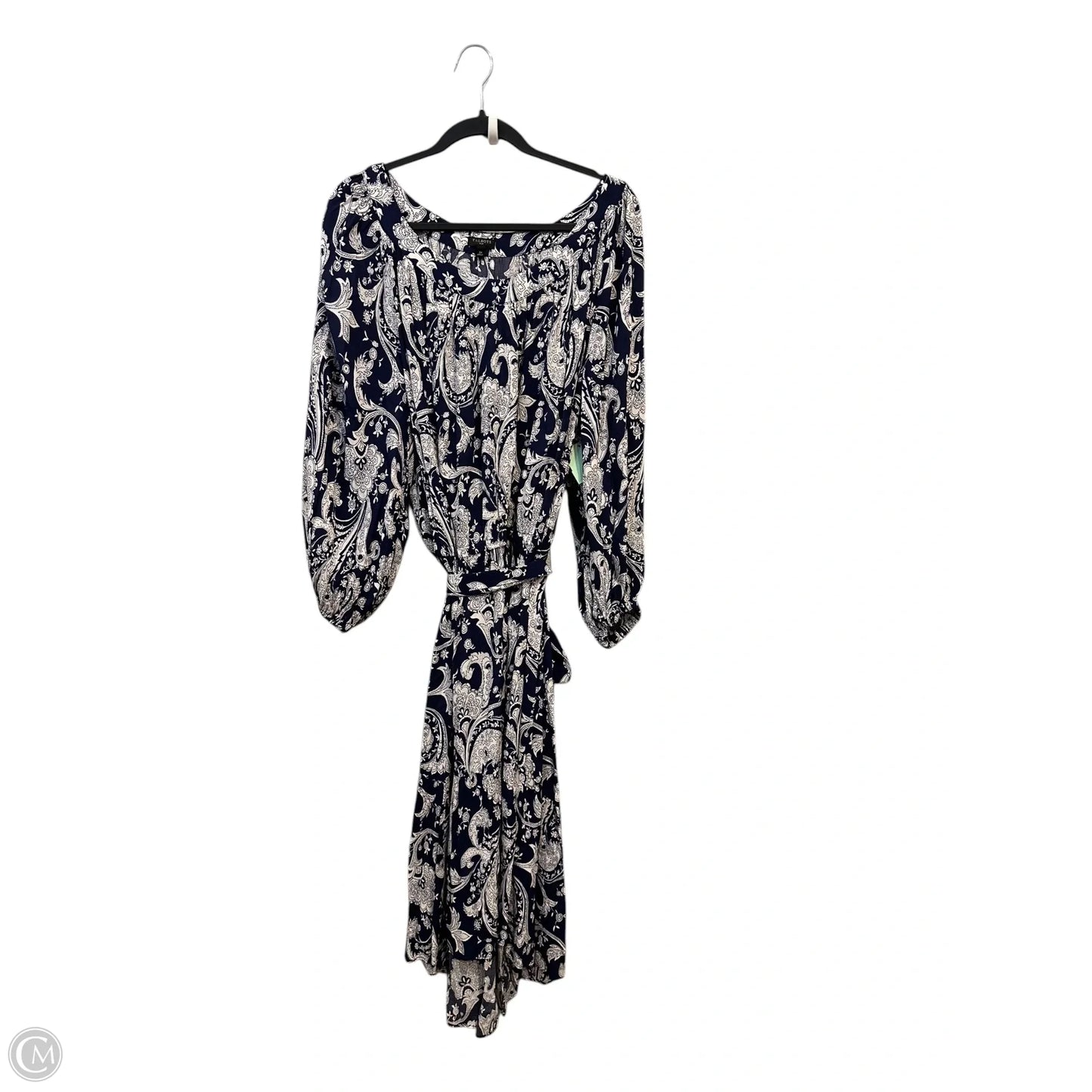 Dress Casual Maxi By Talbots In Navy, Size: 3x