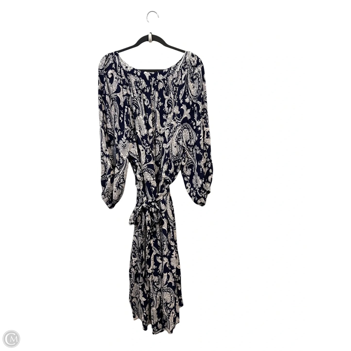 Dress Casual Maxi By Talbots In Navy, Size: 3x
