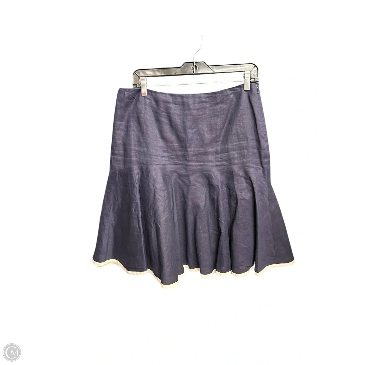 Skirt Midi By Lauren By Ralph Lauren In Navy, Size: 8p