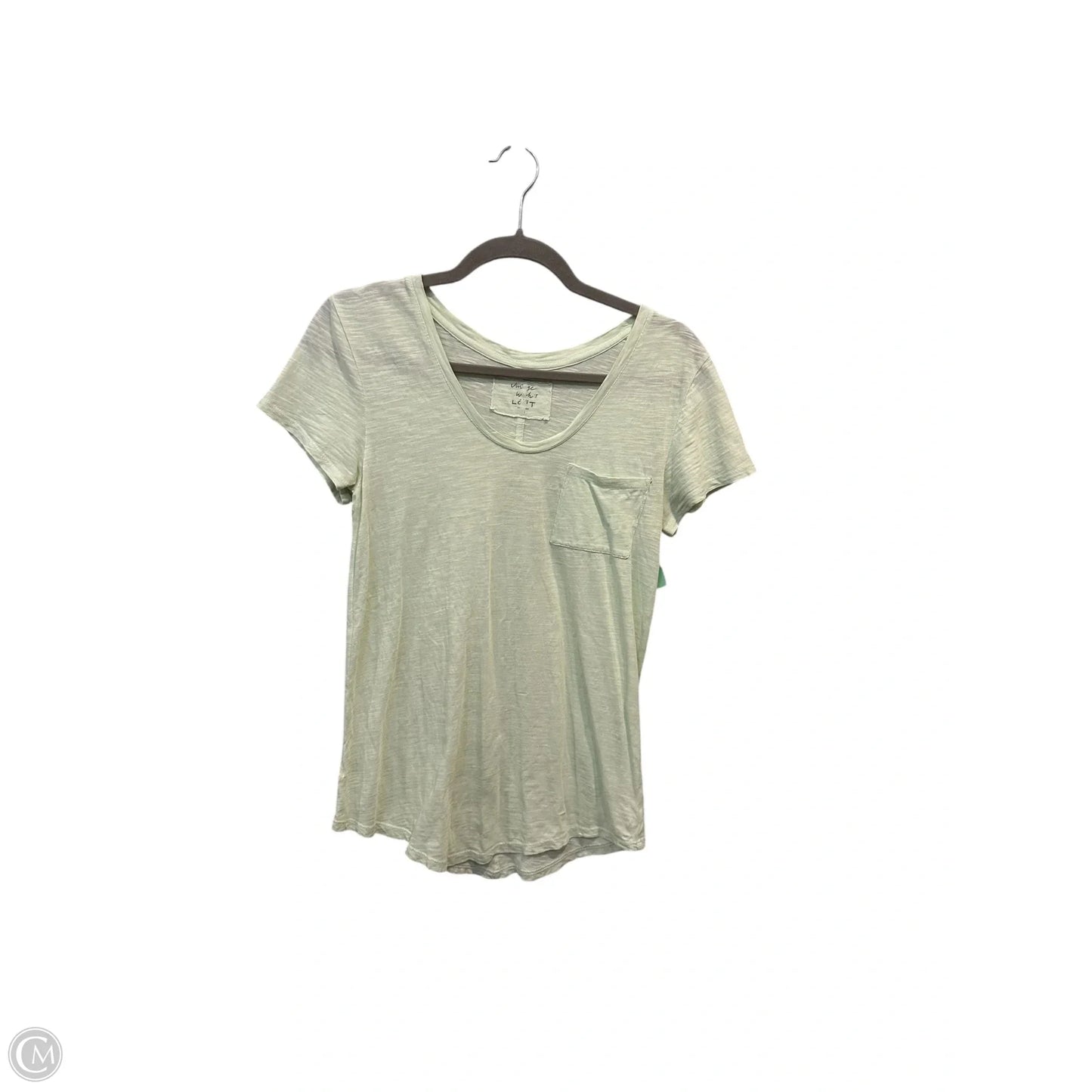 Top Short Sleeve Basic By Loft In Green, Size: Xs