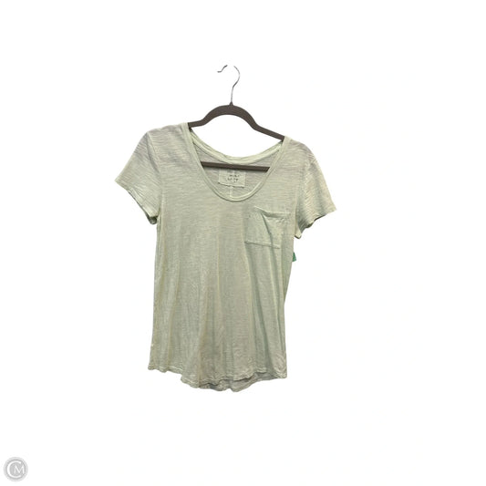Top Short Sleeve Basic By Loft In Green, Size: Xs